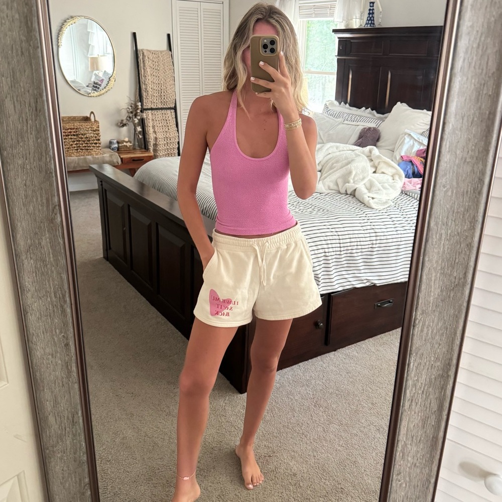 REVOLVE Pink Halter Top